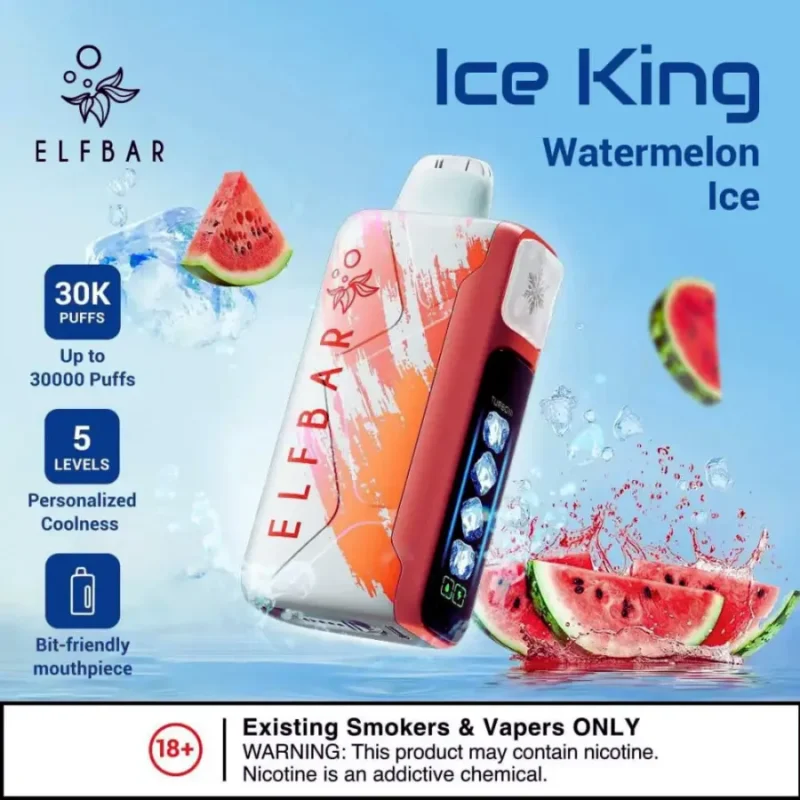 Elf Bar Ice King 30000 Puffs - Watermelon Ice