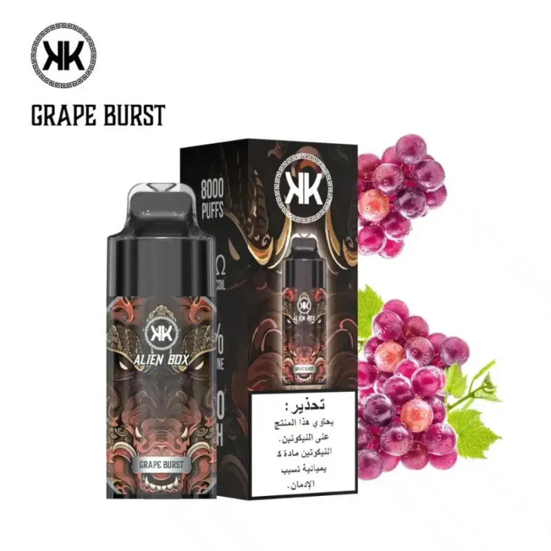 KK Energy 8000 Puffs - Grape Burst