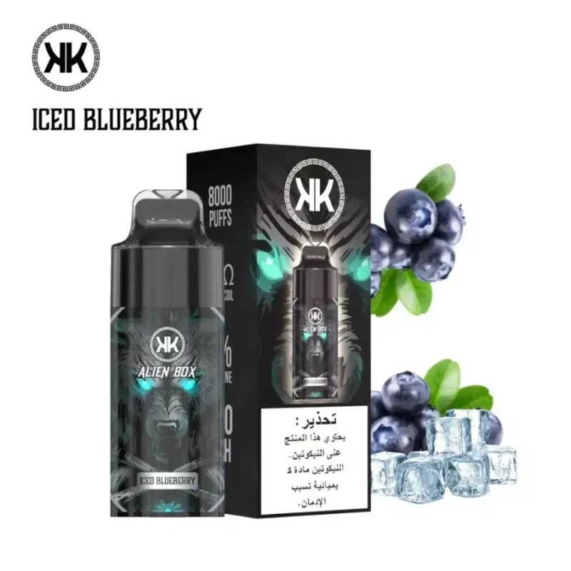 KK Energy 8000 Puffs - Iced Blueberry