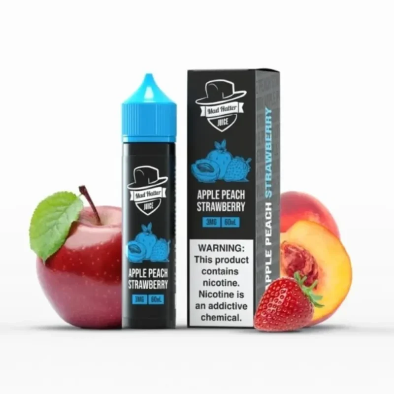 Mad Hatter 60ML - Apple Peach Strawberry