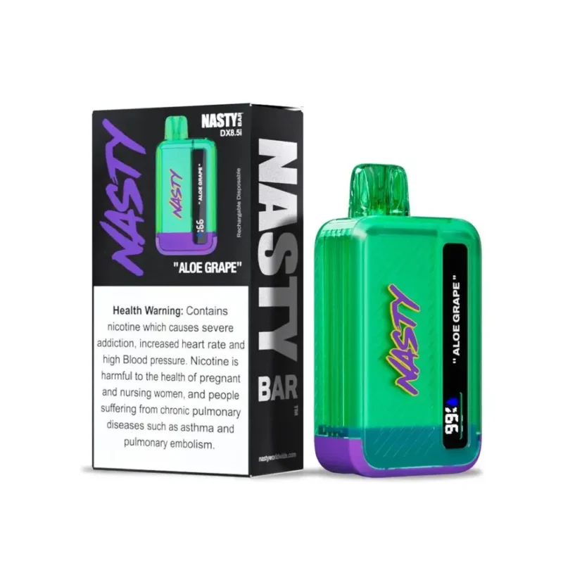 Nasty Bar 8500 Puffs - Aloe Grape