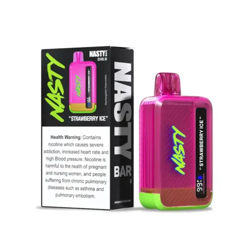 Nasty Bar 8500 Puffs - Strawberry Ice