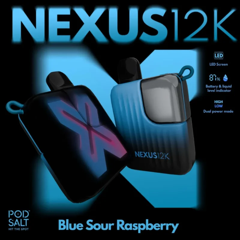 Pod Salt Nexus 12000 Puffs - Blue Sour Raspberry