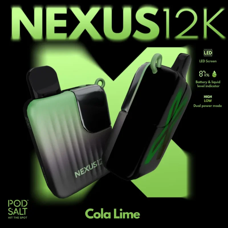 Pod Salt Nexus 12000 Puffs - Cola Lime