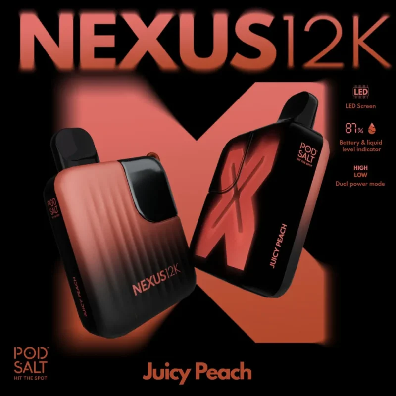 Pod Salt Nexus 12000 Puffs - Juicy Peach