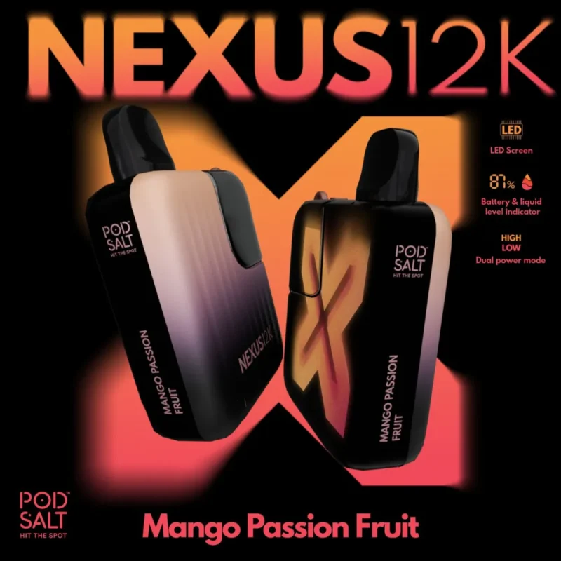 Pod Salt Nexus 12000 Puffs - Mango Passion Fruit