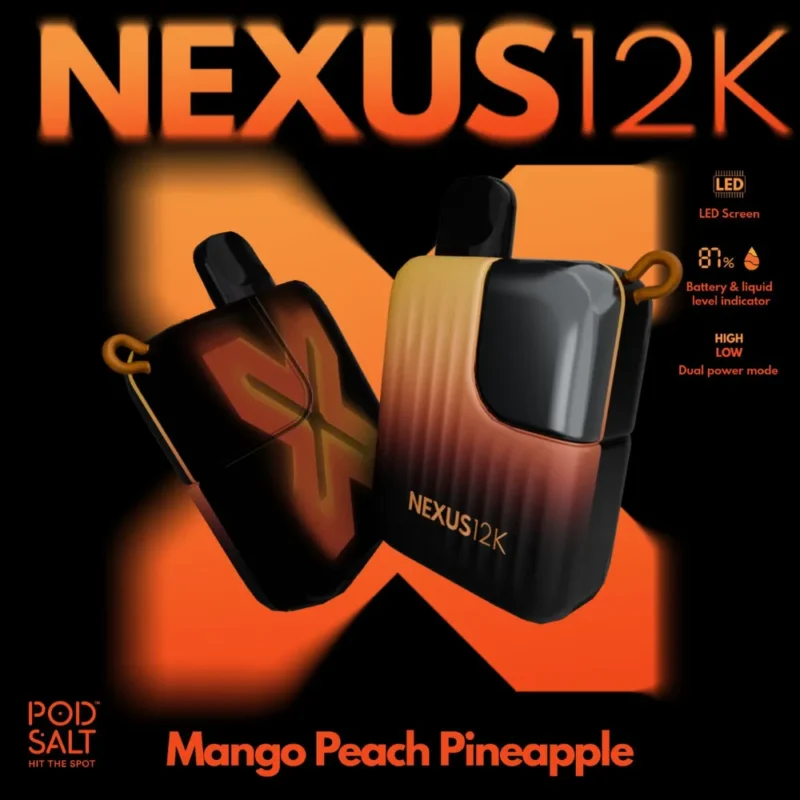 Pod Salt Nexus 12000 Puffs - Mango Peach Pineapple