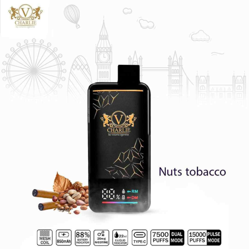 VICIG Charlie 15000 Puffs 20MG Disposable Vape in Dubai - Nuts Tobacco