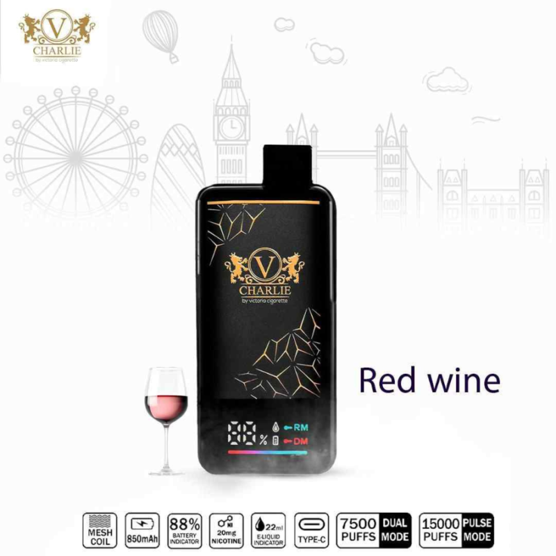 VICIG Charlie 15000 Puffs 20MG Disposable Vape in Dubai - Red Wine