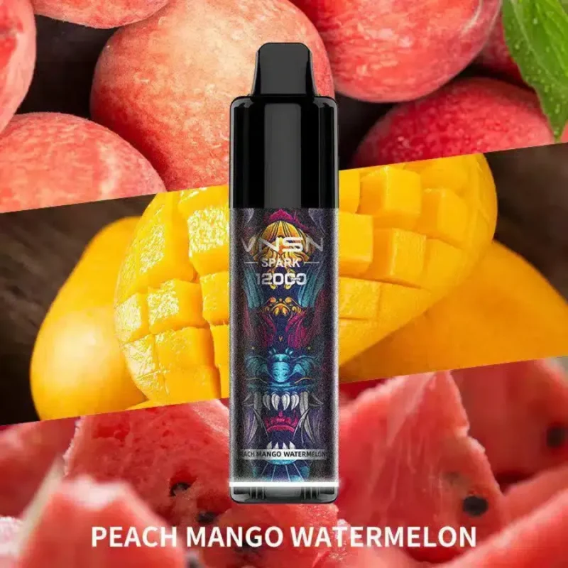 VNSN Spark Disposable 12000 Puffs Vape in Dubai- Peach Mango Watermelon