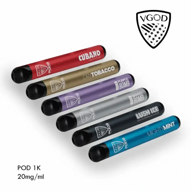 Vgod Pod 1k 1500 Puffs Disposable Vape In UAE