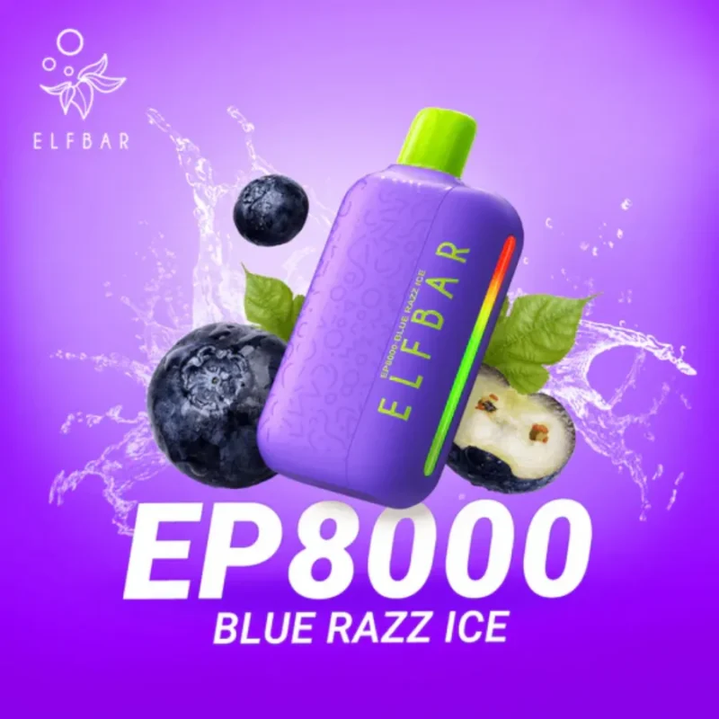 Best ELF BAR EP8000 - Blue Razz Ice Near Me