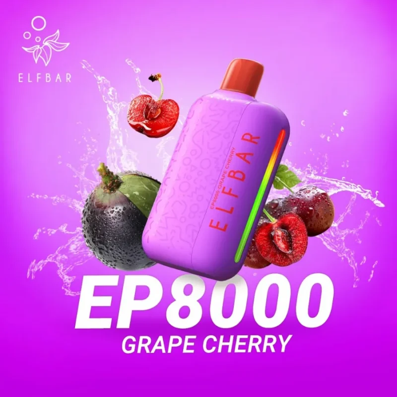 Best ELF BAR EP8000 - Grape Cherry Near Me