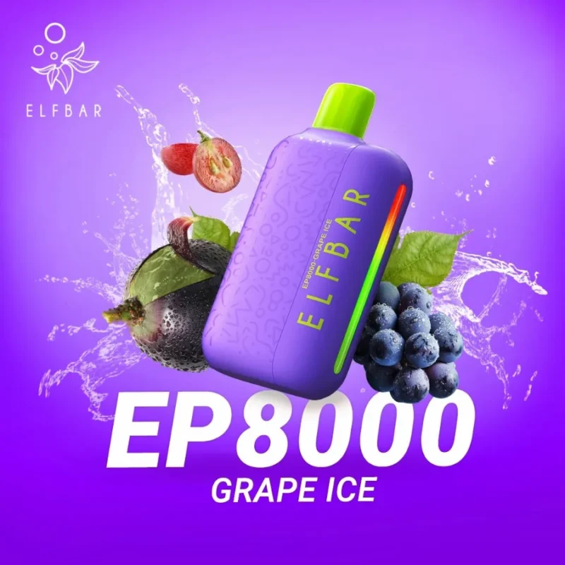 Best ELF BAR EP8000 - Grape ice Near Me