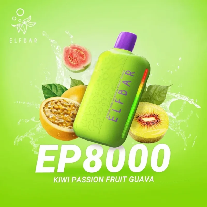 Best ELF BAR EP8000 - Kiwi Passion Fruit Guava Near Me Dubai