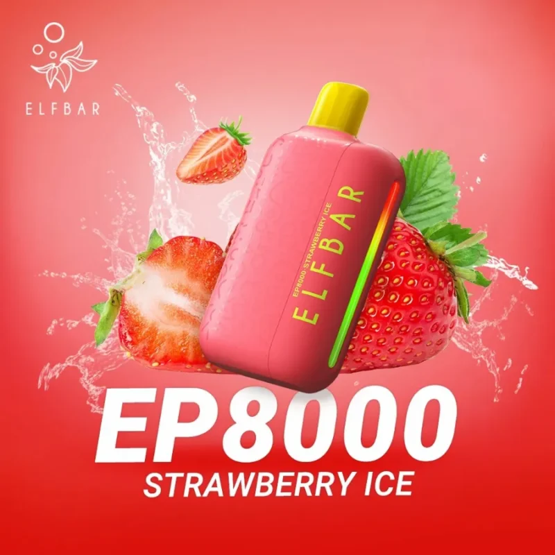 Best ELF BAR EP8000 - Strawberry Ice Near me