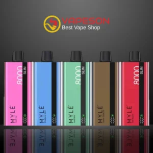 Best MYLÉ Slim 8000 Puffs 50MG Disposable Vape Near me in Dubai , UAE